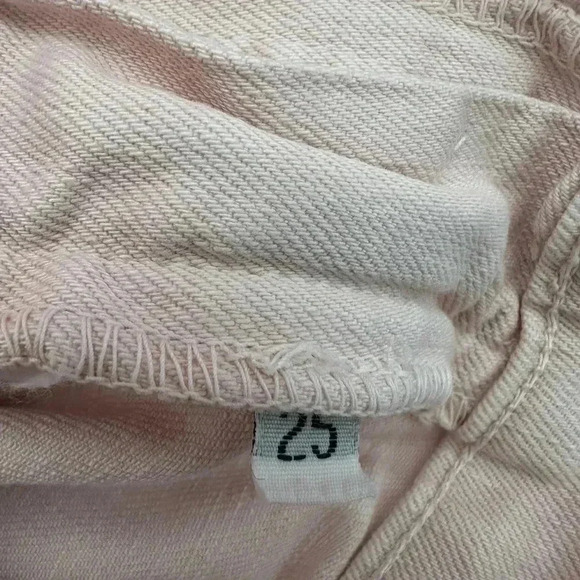 The Stiletto Blushback Harbor Destroy Pink Jeans by Current/Elliot - Picture 5 of 6